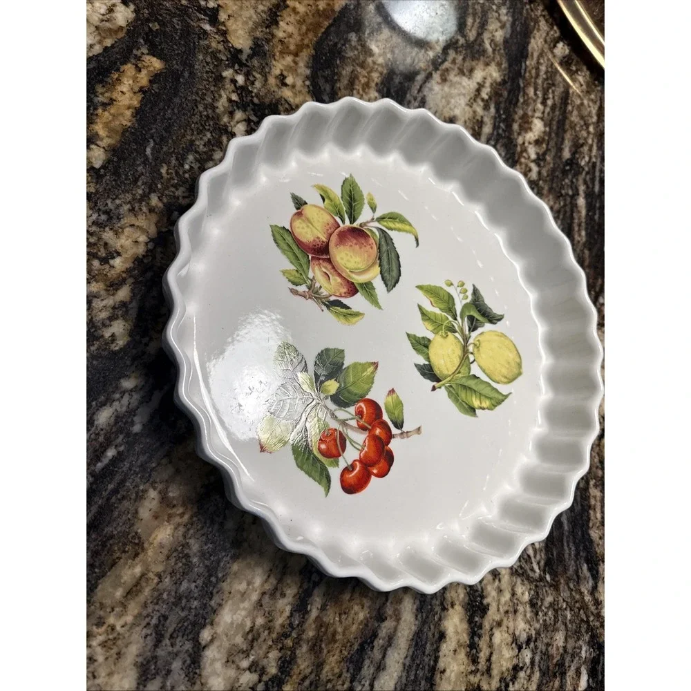 Portmeirion Pomona Quiche Fluted Baking Dish 10